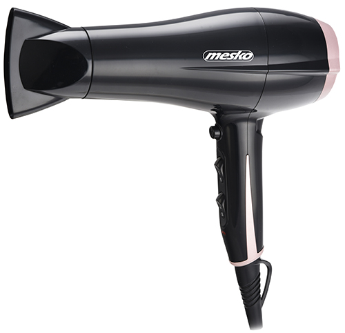 Mesko - Hair Dryer - MS 2249 - 2000 W - Number of temperature settings 3 - Black/Pink