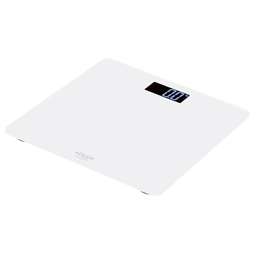 Adler - Bathroom scale - AD 8157w - Maximum weight (capacity) 150 kg - Accuracy 100 g - Body Mass Index (BMI) measuring - White
