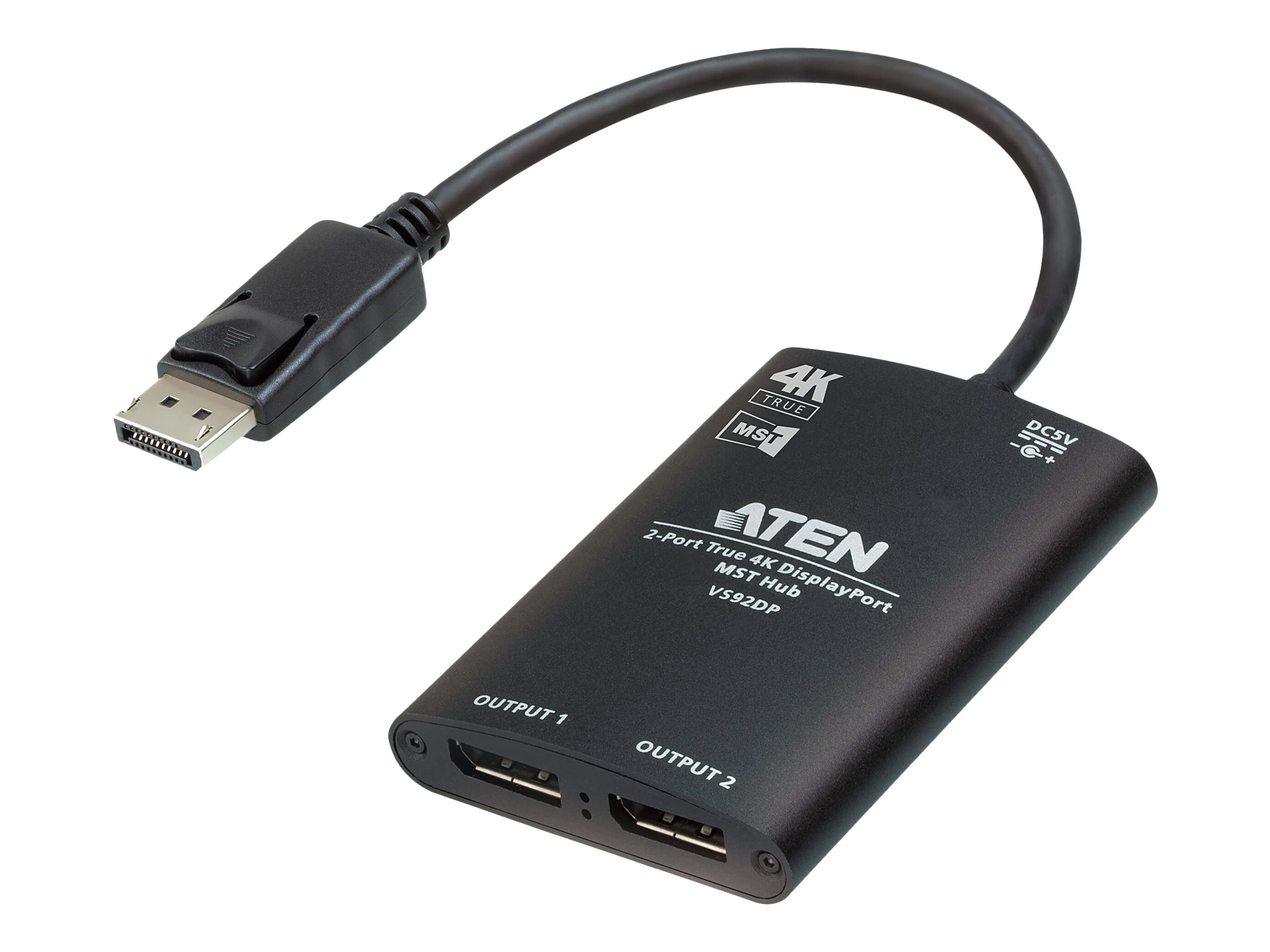 Aten - DisplayPort to 2 DisplayPort - VS92DP-AT - DP to DP