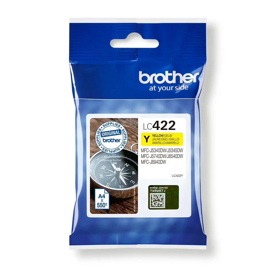 Brother LC422Y - Ink Cartridge - Yellow