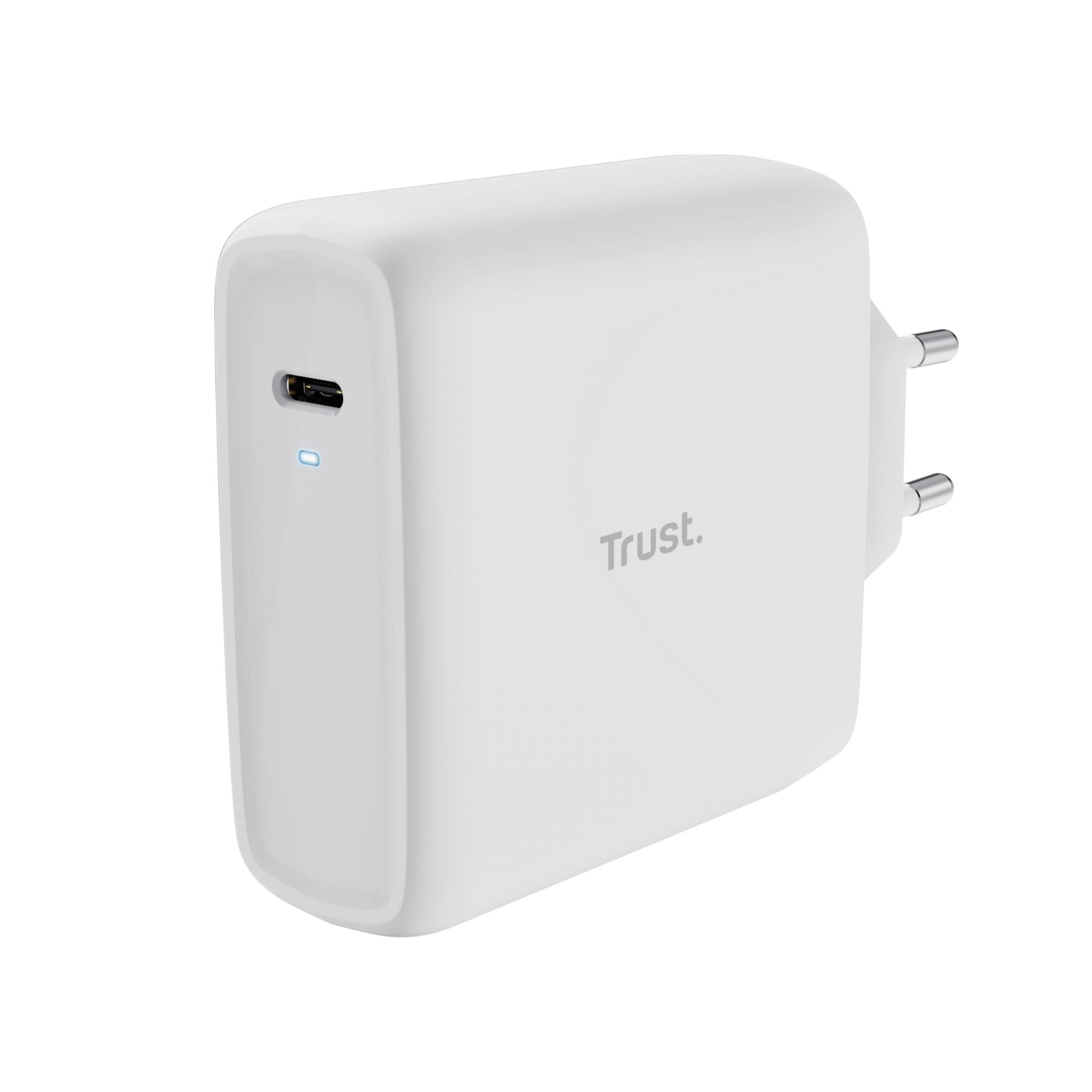 MOBILE CHARGER WALL MAXO 100W/USB-C WHITE 25140 TRUST