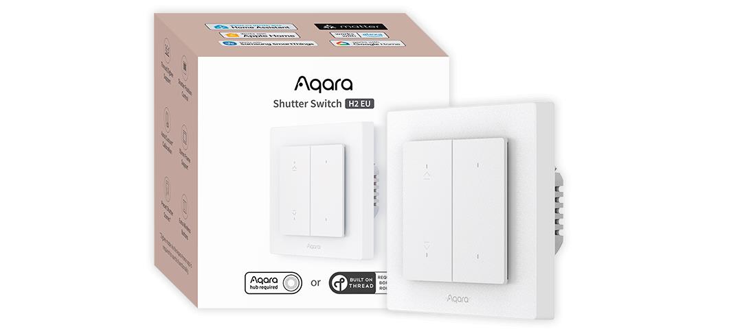 SMART HOME SHUTTER SWITCH H2/DS-K02D AQARA