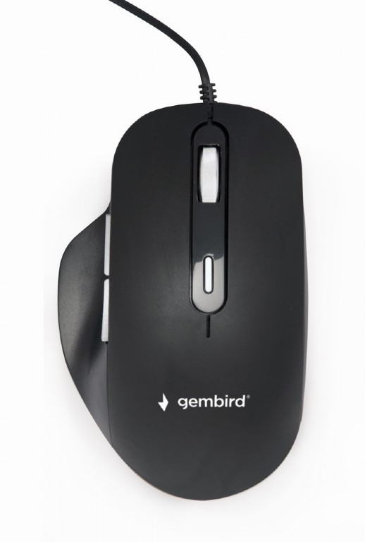Gembird - Optical USB LED Mouse - MUS-6B-02 - Optical mouse - Black