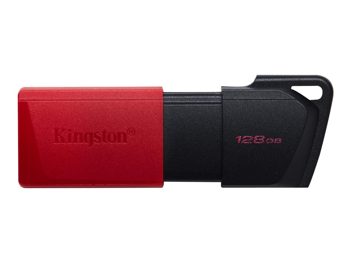 Kingston - USB Flash Drive - DataTraveler Exodia - 128 GB - USB 3.2 Gen 1 - Black/Red
