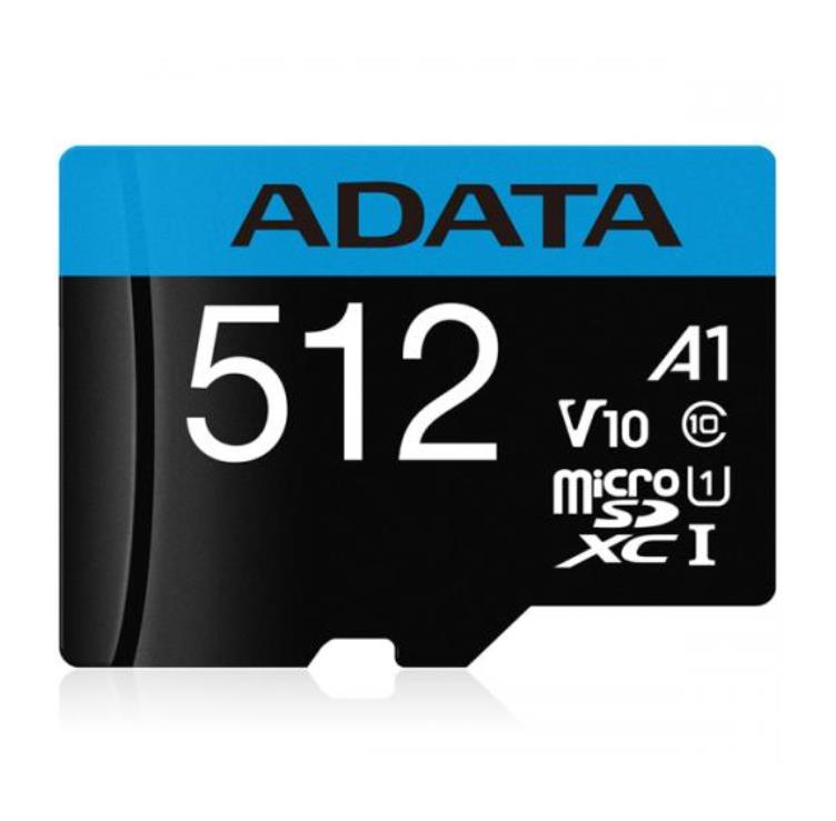 MEMORY MICRO SDXC 512GB W/AD./AUSDX512GUICL10A1-RA1 ADATA