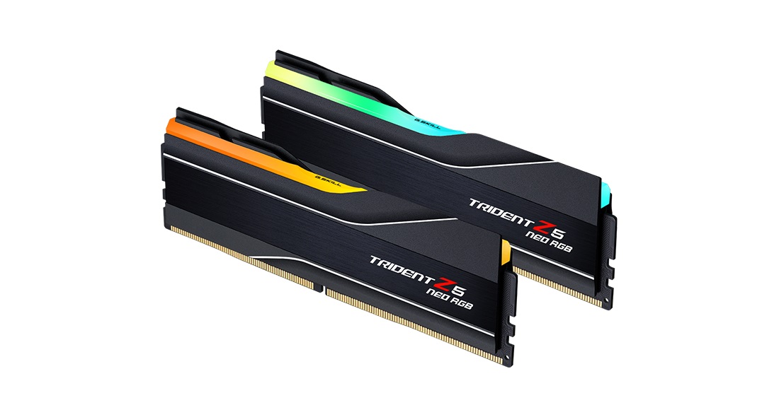 G.Skill - Trident Z5 Neo RGB - 32 Kit (16GBx2) GB - DDR5 - 6000 MHz - PC/server - Registered No - ECC No