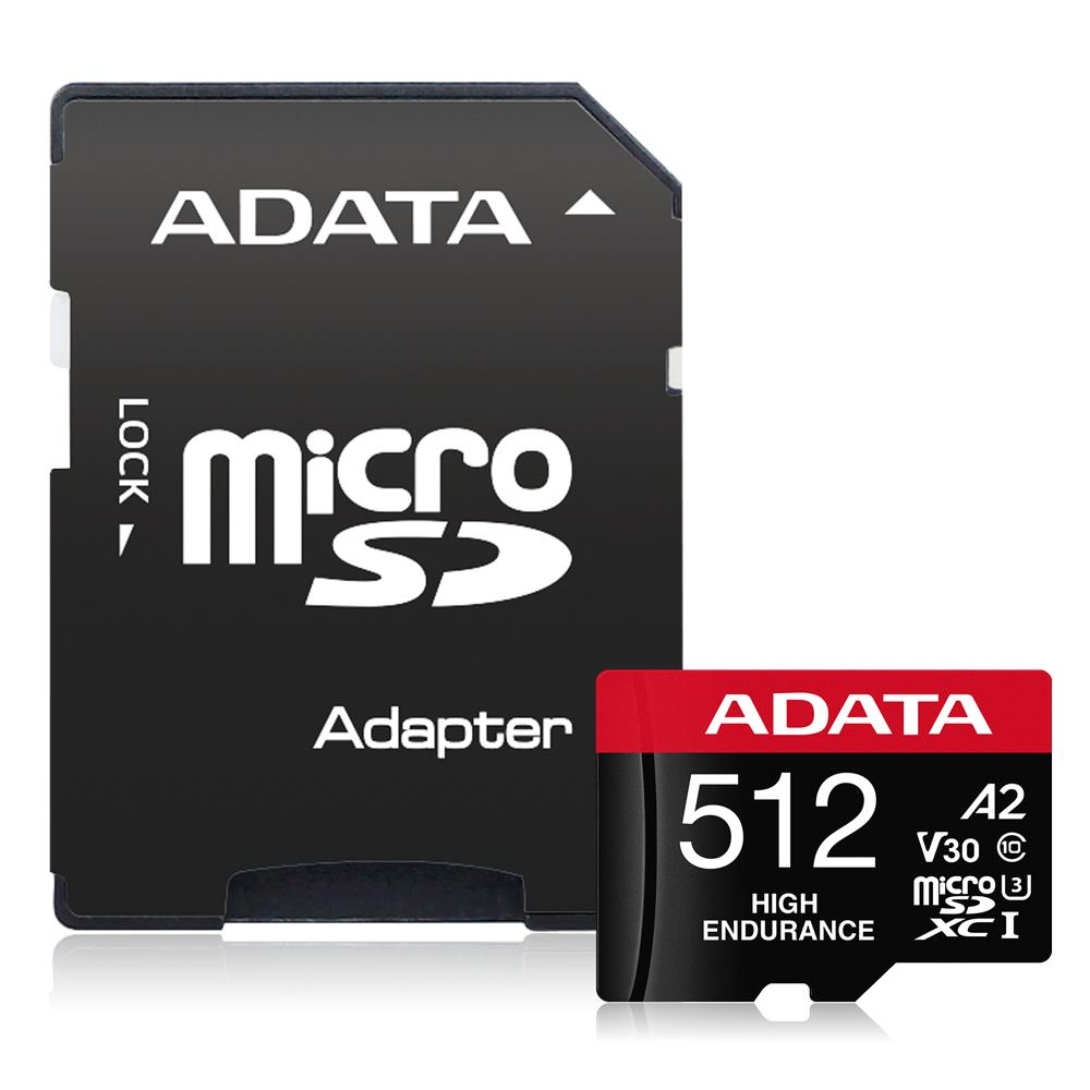 MEMORY MICRO SDXC 512GB W/AD./AUSDX512GUI3V30SHA2-RA1 ADATA