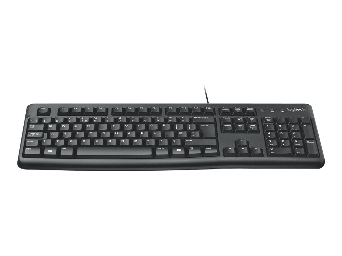 LOGITECH K120 Corded Keyboard black USB (US) - Logitech