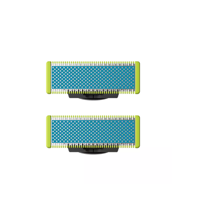 Philips - Replaceable blade (2 pcs) - QP225/50 OneBlade - Black/Green