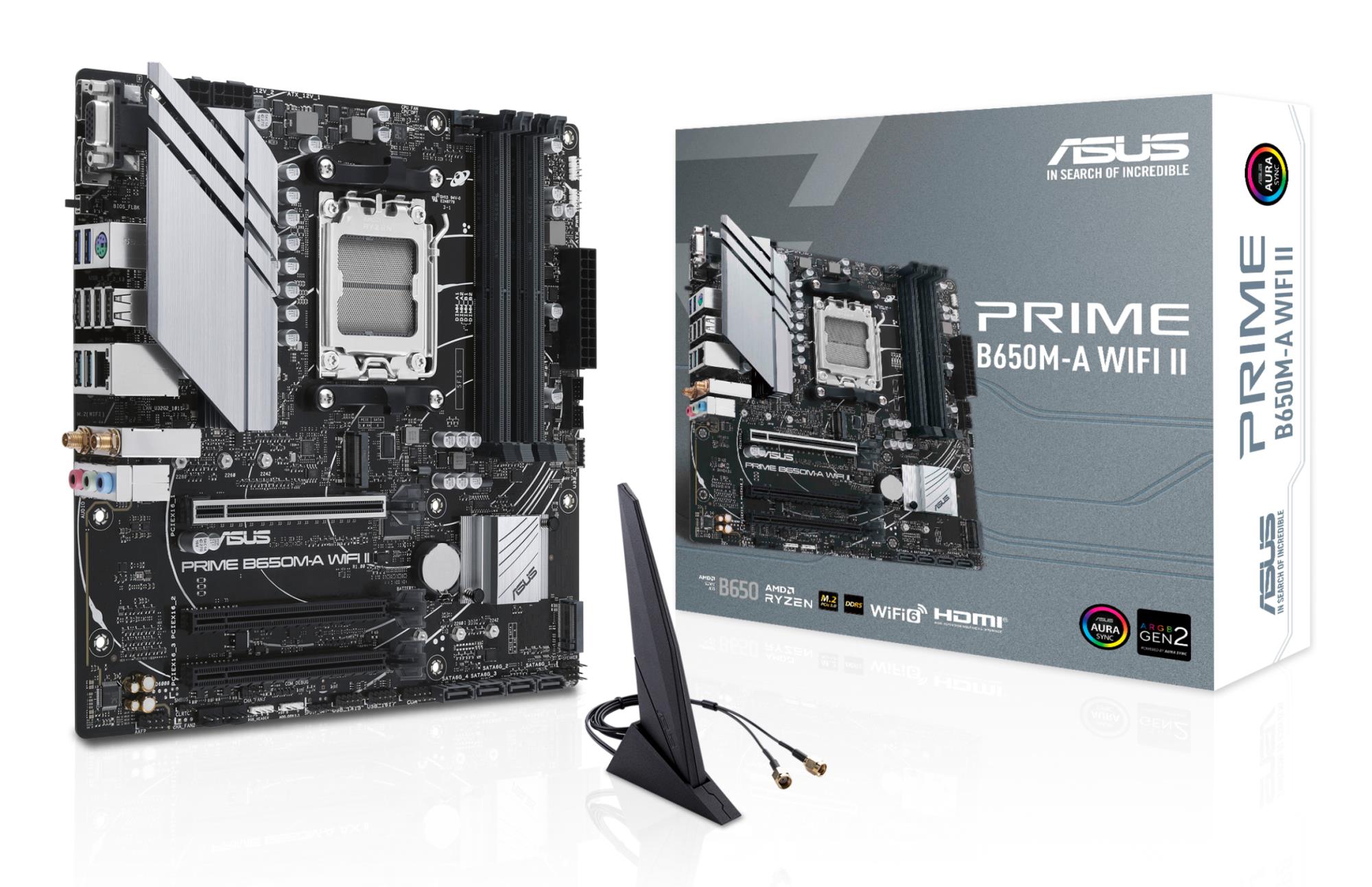 Mainboard|ASUS|AMD B650|Micro-ATX|Memory DDR5|Memory slots 4|3xPCI-Express 4.0 16x|2xM.2|1x15pin D-sub|1xHDMI|1xDisplayPort|4xUSB 2.0|4xUSB 3.2|1xPS/2|1xRJ45|3xAudio port|PRIMEB650M-AWIFIII