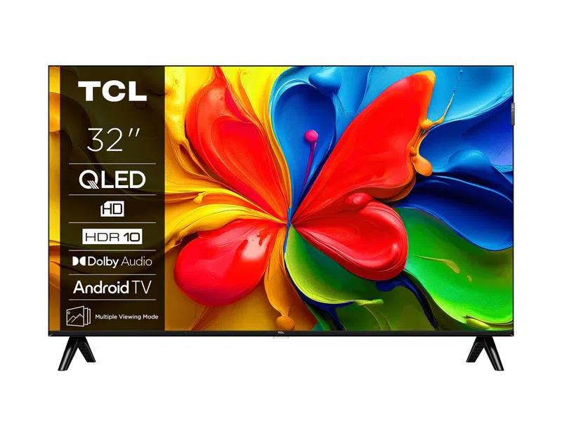 TV Set|TCL|32 "|HD|1366 x 768 pixels|Flat|16:9|QLED|32V4C
