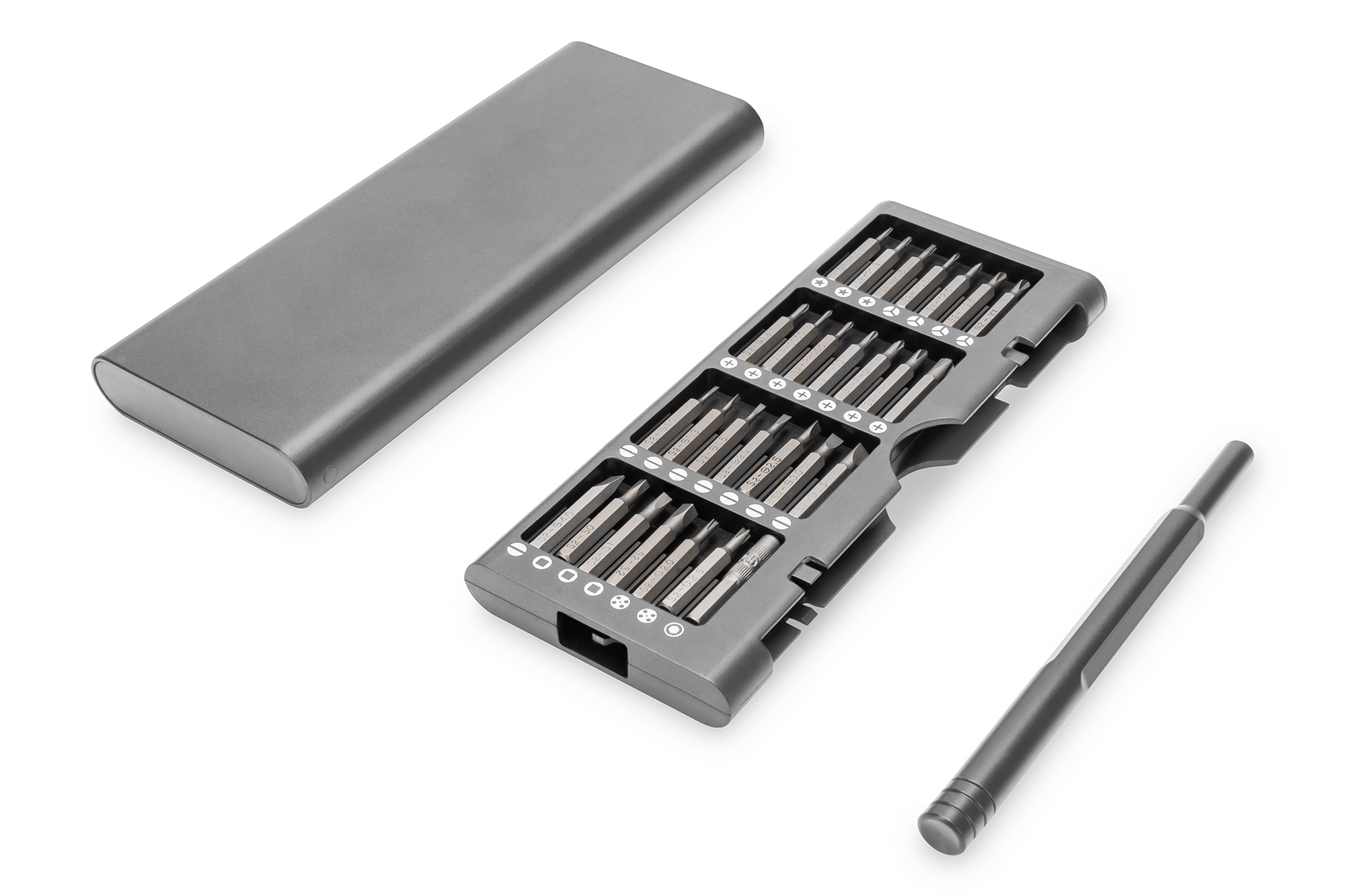 Digitus - Precision Screwdriver Set 57 for mobile phone, laptop PC, watches, glasses, console - Tool kit