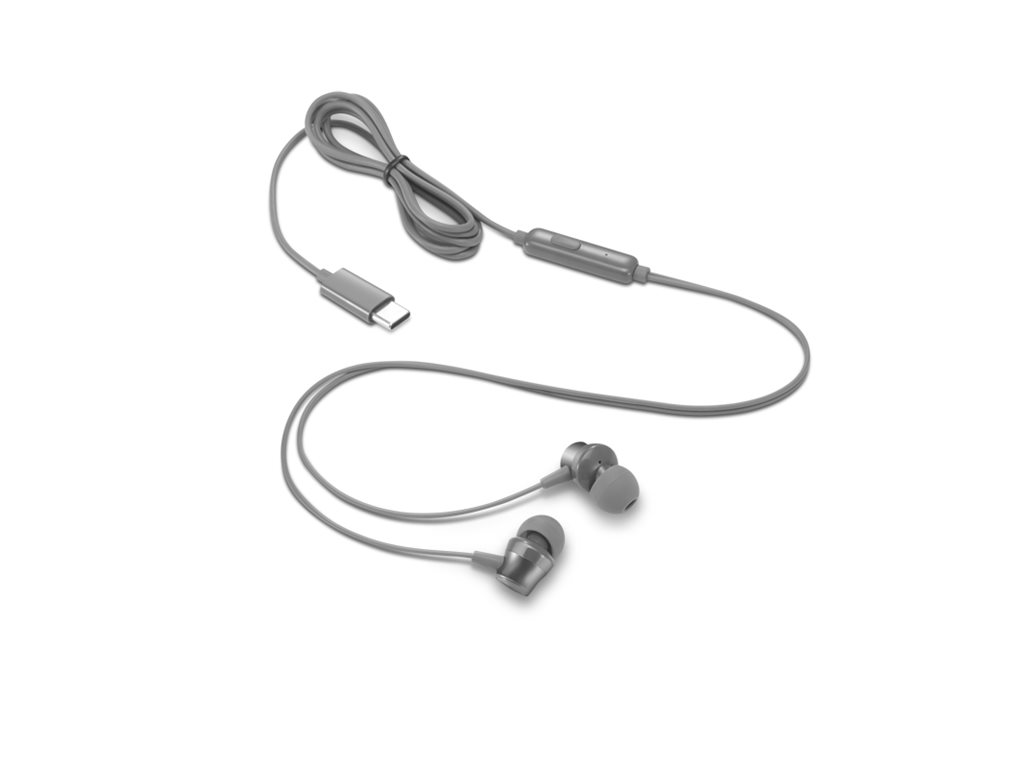 Lenovo - 300 USB-C In-Ear Headphone - GXD1J77353