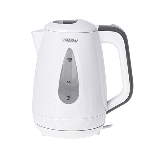 Mesko - Kettle - MS 1261g - Electric - 2200 W - 1.7 L - Polypropylene - 360° rotational base - Grey