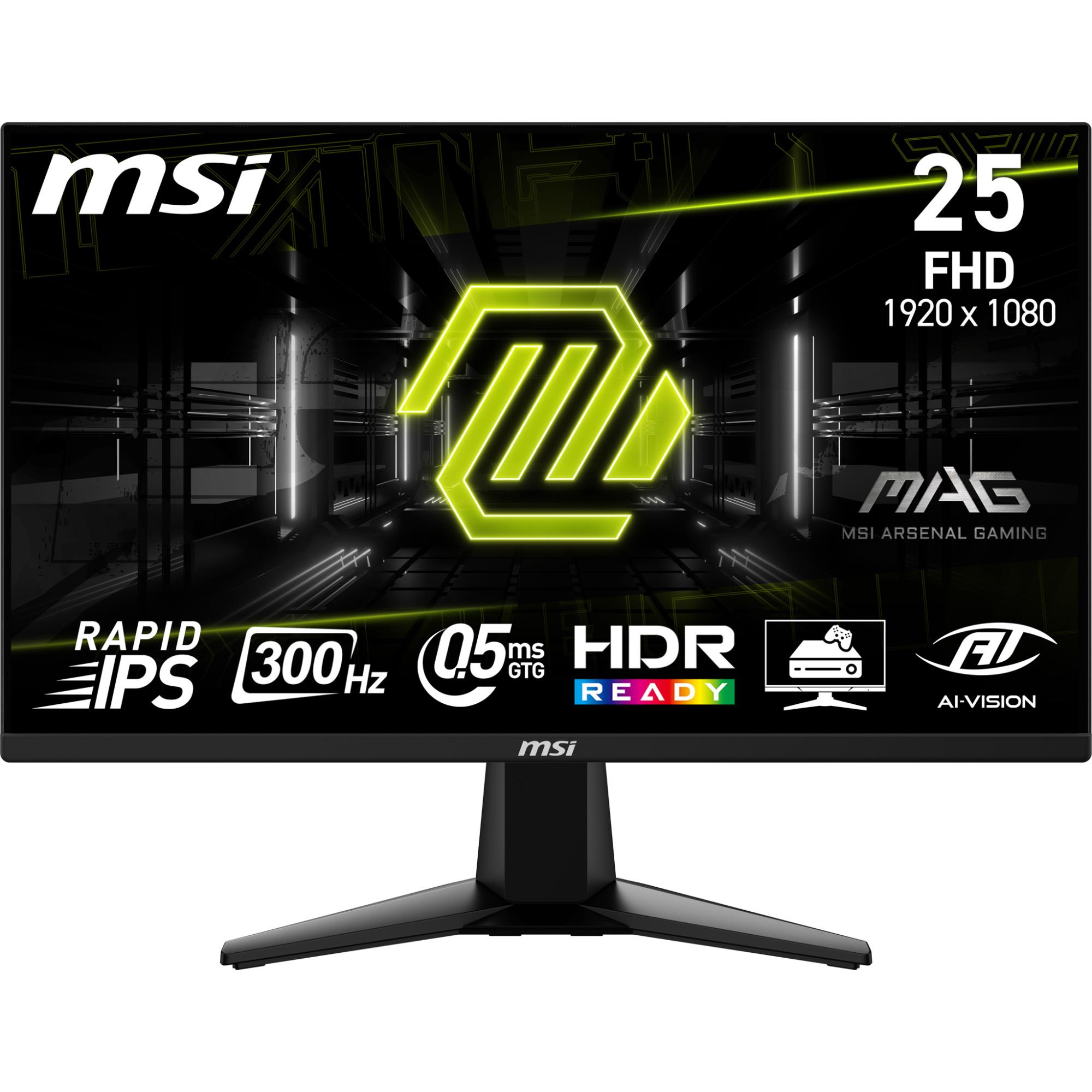 LCD Monitor|MSI|24.5 "|1920x1080 pixels|Full HD|Native aspect ratio 16:9|LCD|Flat|MAG255XF