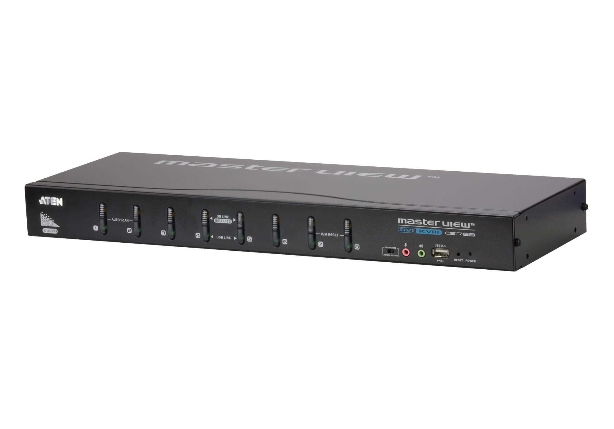 Aten - 8-Port USB DVI/Audio KVM Switch - CS1768