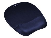 Fellowes - Foam mouse pad with wrist support - Mouse pad with wrist pillow - 202 x 235 x 25 mm - Sapphire