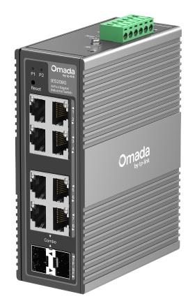 Switch|TP-LINK|Omada|IES208G|Type L2|IES208G