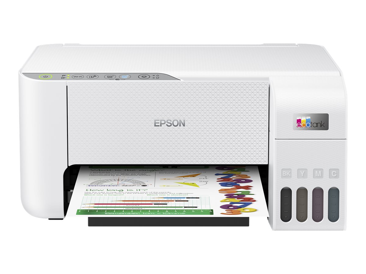 Epson - Multifunctional Printer - EcoTank L3276 - Inkjet - Colour - 3-in-1 - A4 - Wi-Fi - White