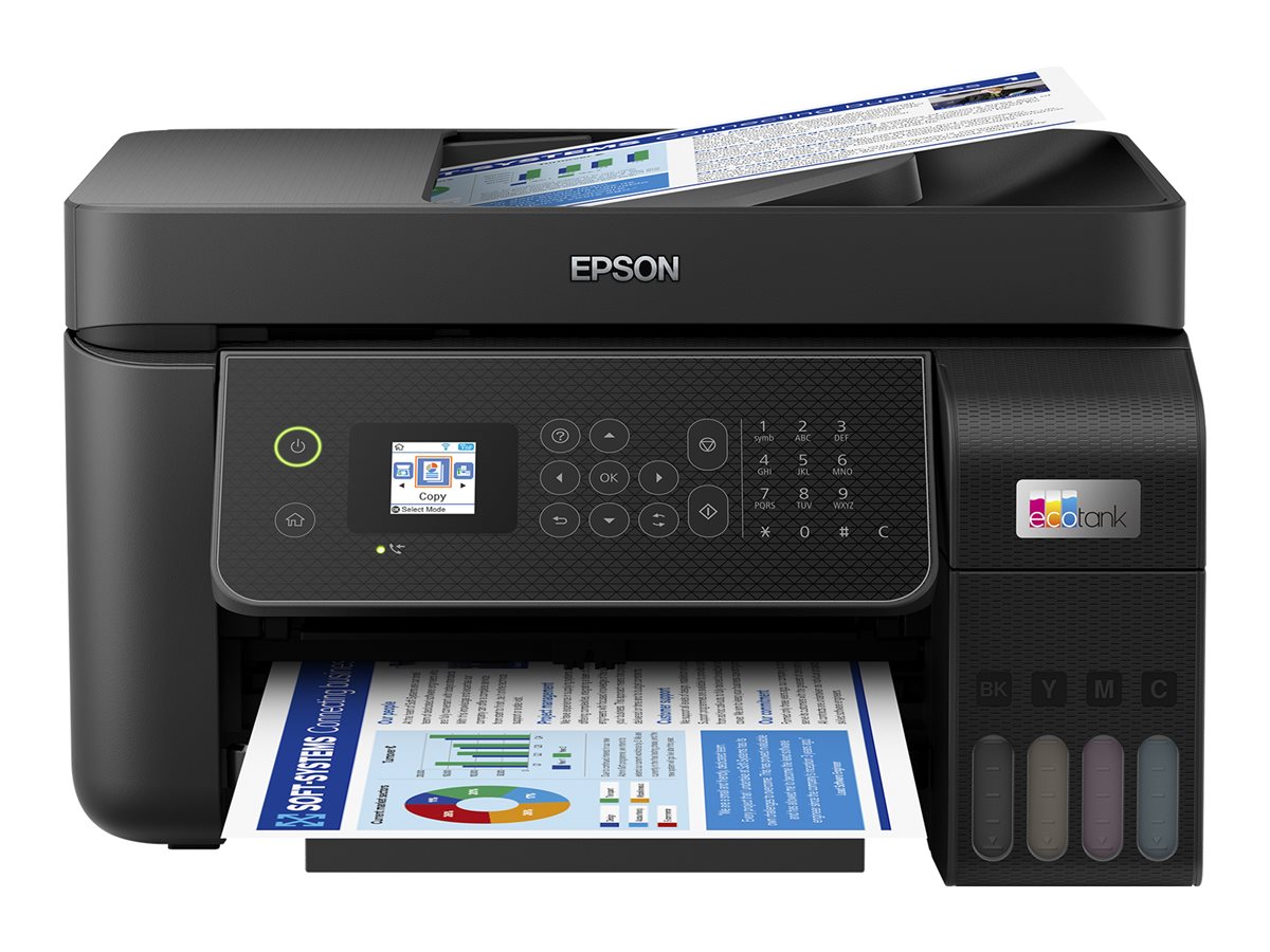 Epson - Multifunctional printers - EcoTank L5310 - Inkjet - Colour - A4 - Wi-Fi - Black