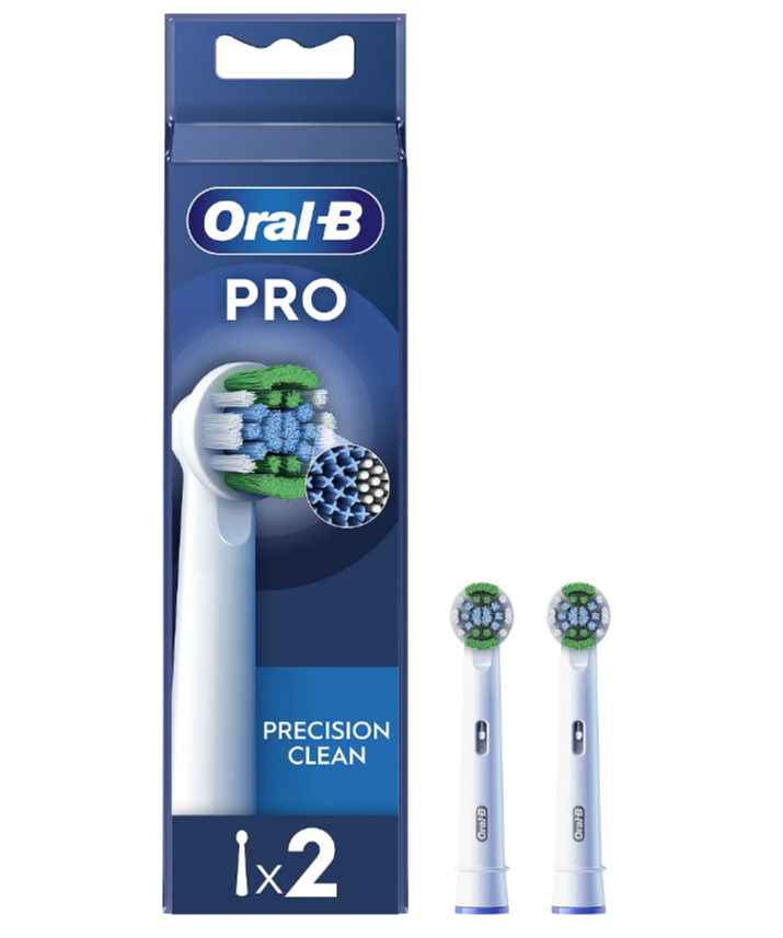 Oral-B - Precision Clean Brush Set - EB20RX-2 - Heads - For adults - Number of brush heads included 2 - White