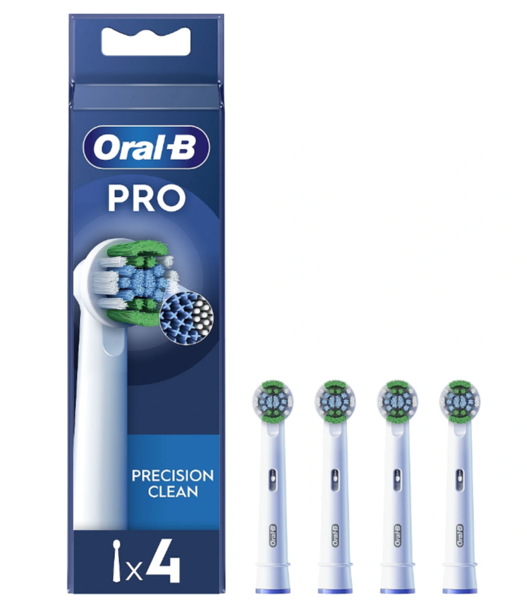 Oral-B - Precision Clean Brush Set - EB20RX-4 - Heads - For adults - Number of brush heads included 4 - White