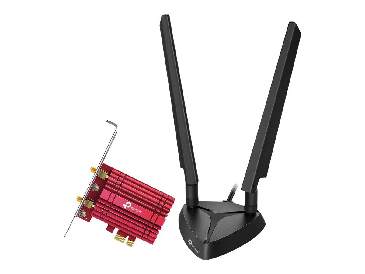 TP-LINK - Archer TXE75E AXE5400  Tri-Band Wi-Fi 6E Bluetooth PCI Express Adapter