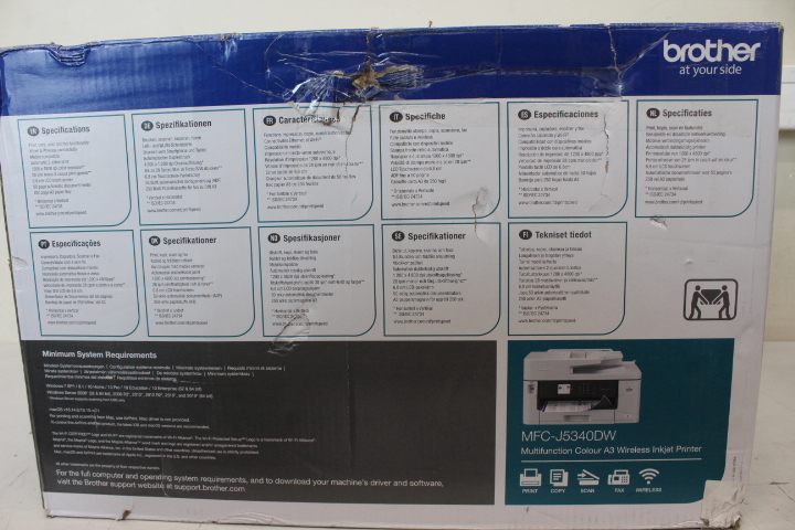 SALE OUT. Brother - MFC-J5340DW - Inkjet - Colour - 4-in-1 - A3 - Wi-Fi - DAMAGED PACKAGING