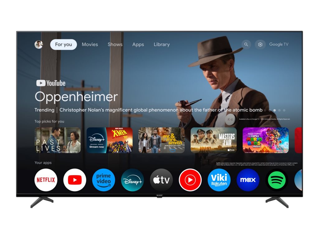 Sharp 70GL4260E - 70" - Smart TV - Google TV - 4K Ultra HD