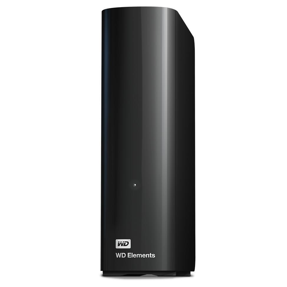 External HDD|WESTERN DIGITAL|Elements Desktop|10TB|USB 3.0|Drives 1|Black|WDBWLG0100HBK-EESN