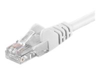 Goobay Patch Cable - 68633 CAT 6 U/UTP - PVC - Cable length: 1 m - White