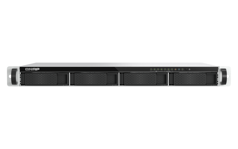 QNAP 1U Short-depth Rackmount NAS - TS-h765eU-8G - Intel Atom - x7405C - 8 GB - SODIMM DDR5