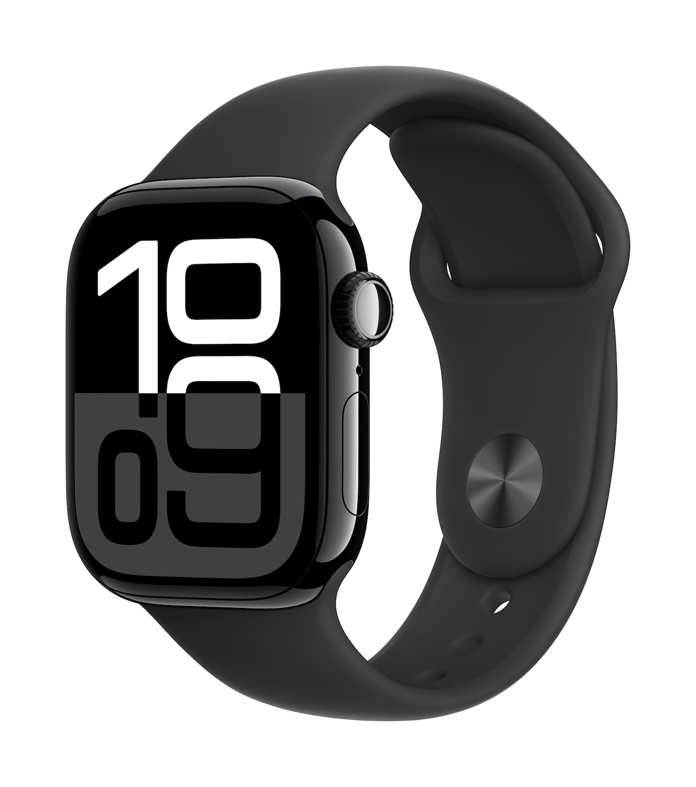 Apple Watch Series 10 - GPS (satellite) - Always-On Retina - Waterproof - Jet Black