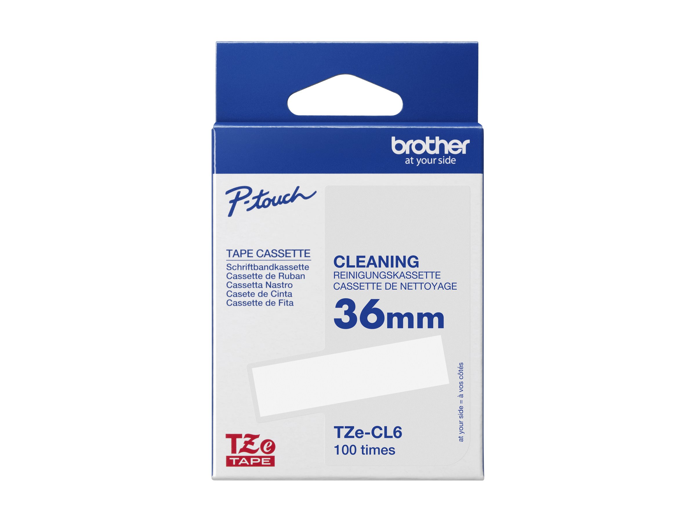 Brother TZe-CL6 36mm Tape Cassette (Head cleaning) - TZe