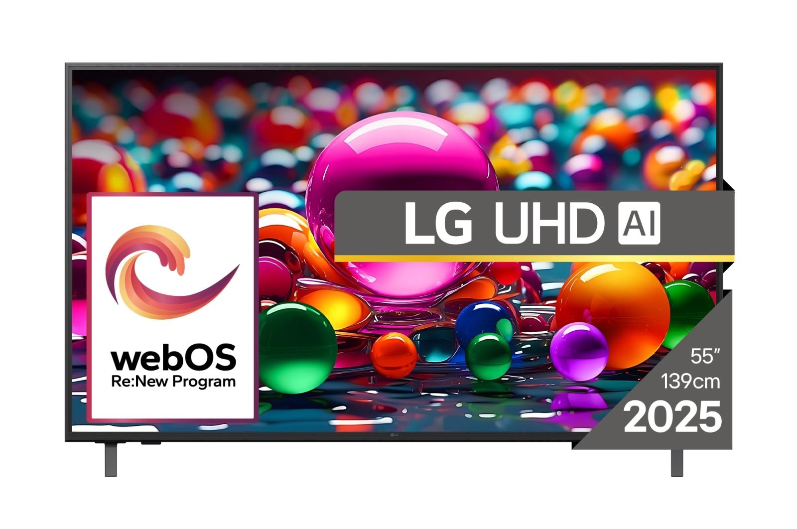 TV Set|LG|55"|4K/Smart|3840x2160|Wireless LAN|Bluetooth|webOS|55UA75003LA