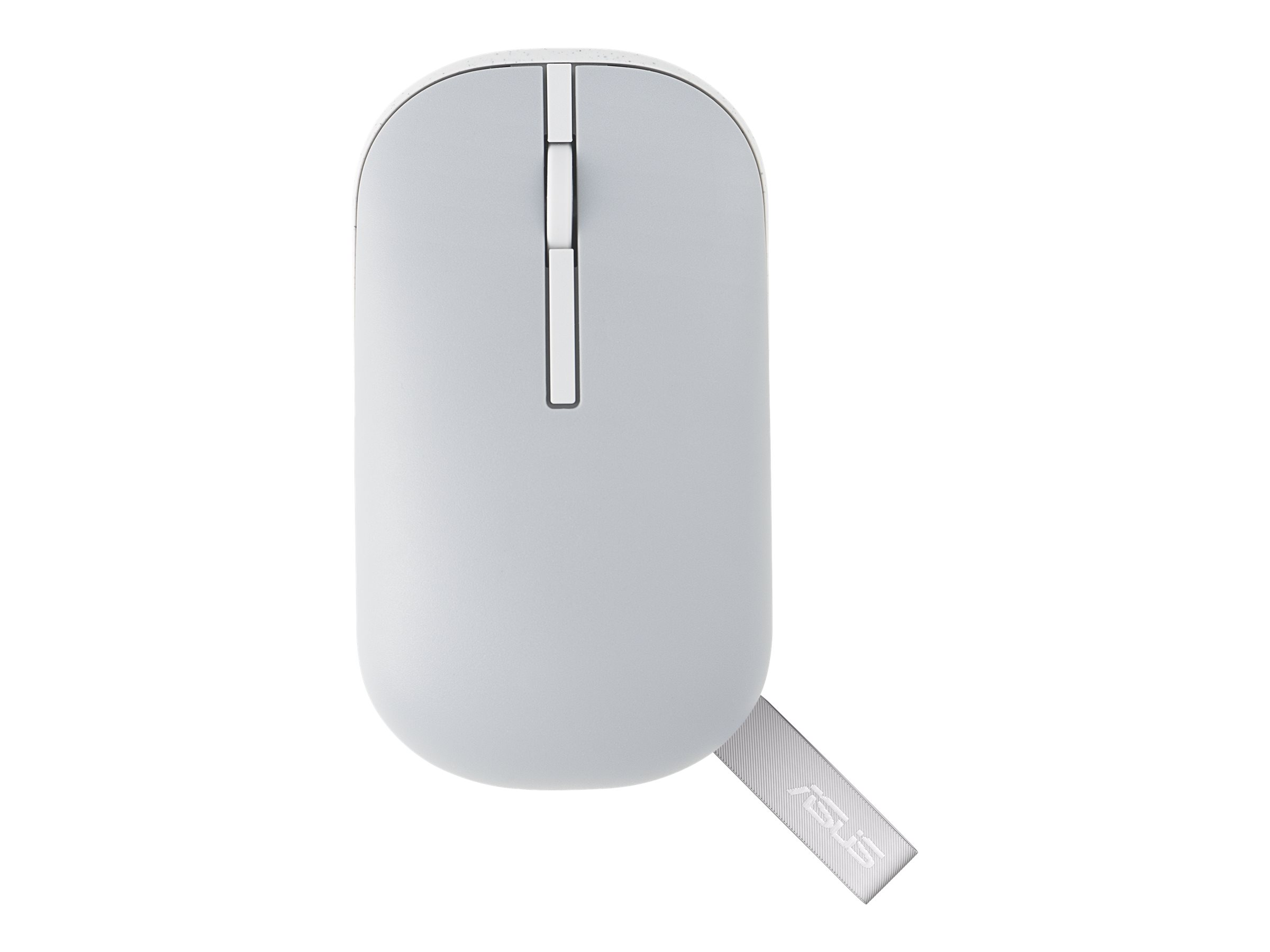 Asus Marshmallow Mouse - MD100 - Mouse - 2.4 GHz, Bluetooth - Grey
