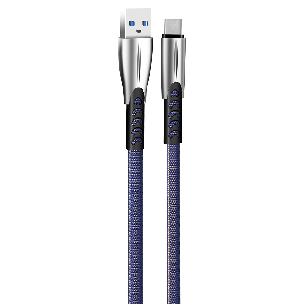 ColorWay Cable USB Type-C (Zinc Aalloy) 2.4А, 1m - CW-CBUC012-BL