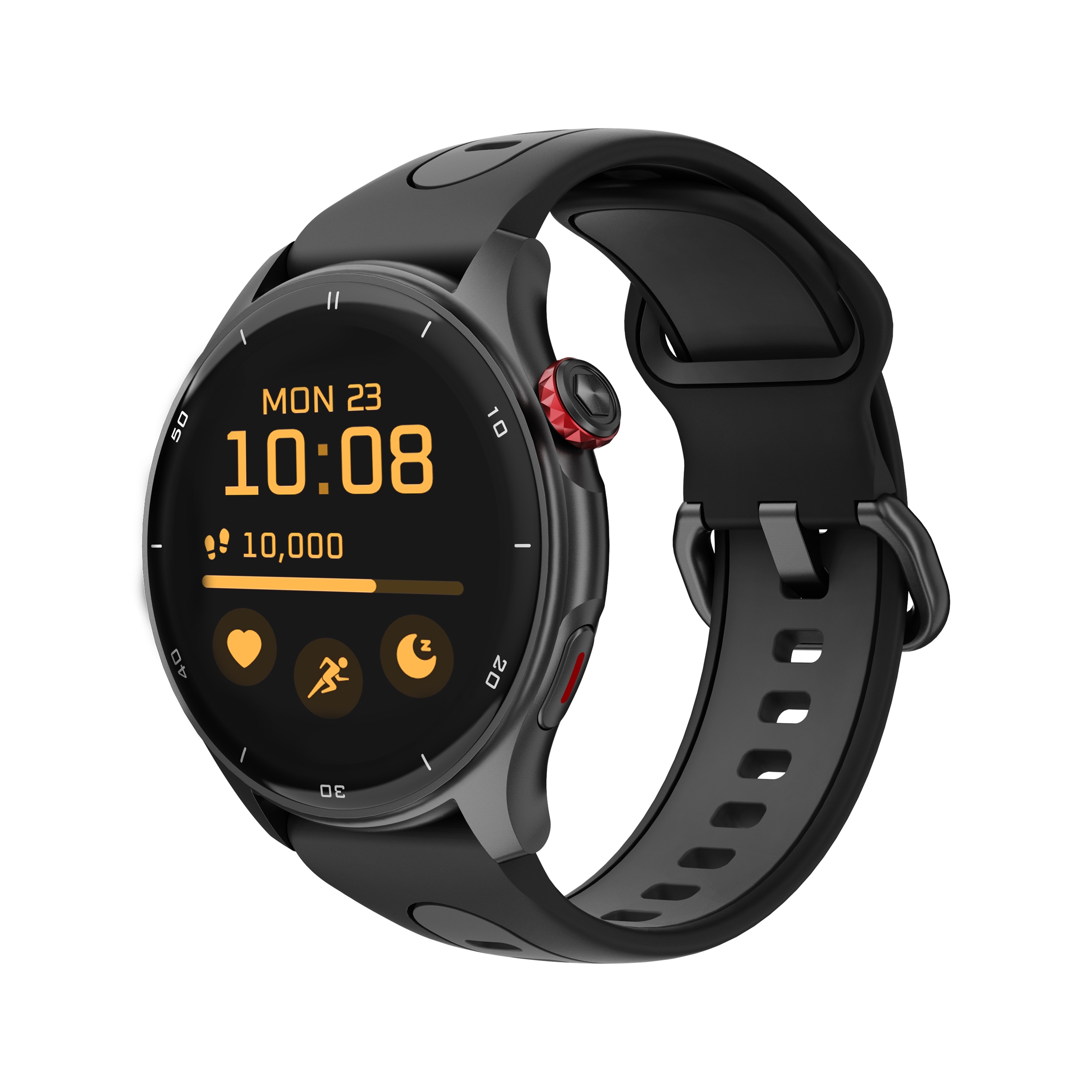 myPhone Watch Adventure - Smart watch - GPS (satellite) - AMOLED - 1.43" - Waterproof - Black
