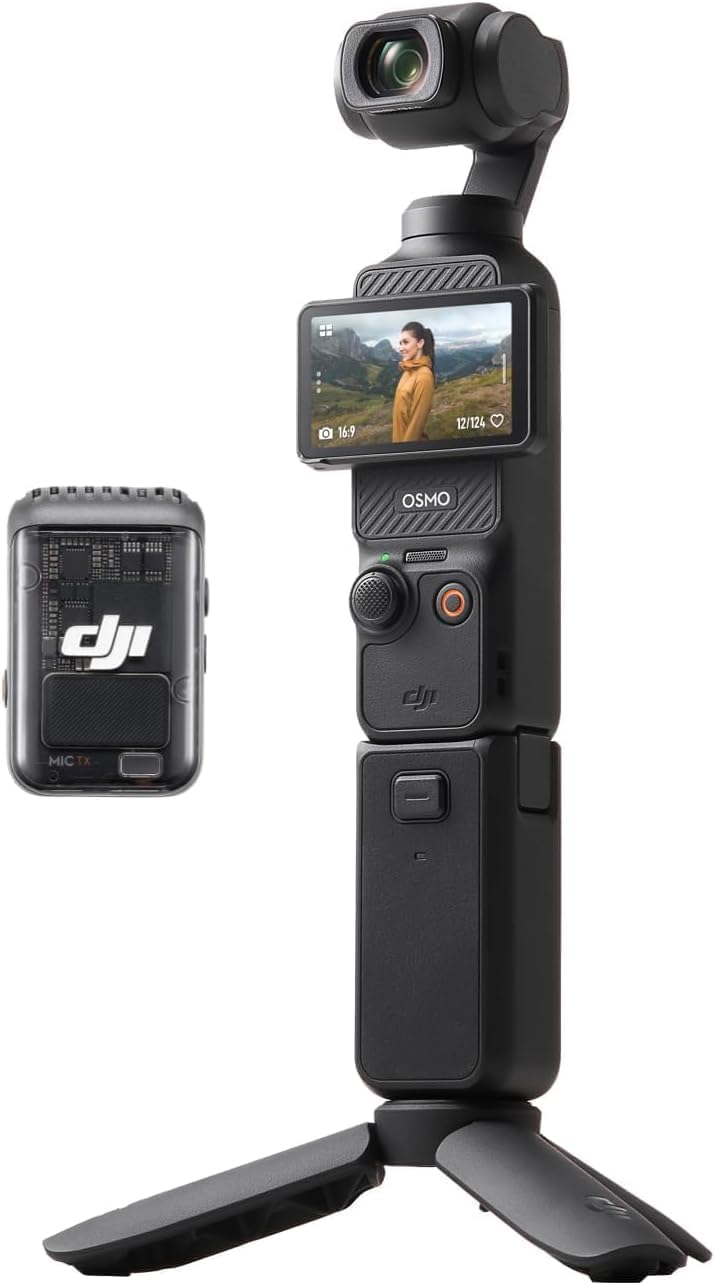 DJI - Action Camera Osmo Pocket 3 Creator Combo - Black - Touchscreen