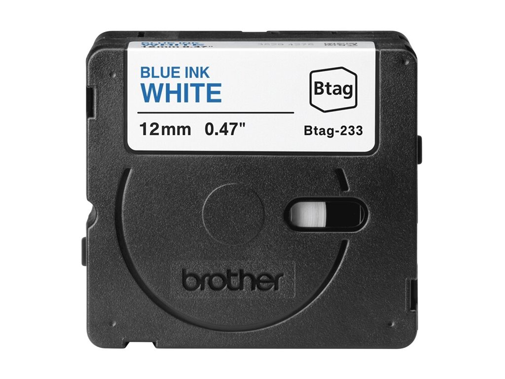 Brother BTAG-233 - Blue on White - Btag
