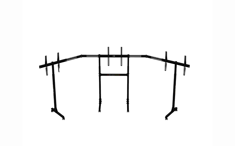 Next Level Racing - Floor stand - Free Standing Triple Monitor stand - 3 x 32- 65 " - Maximum weight (capacity) 70 kg - Black