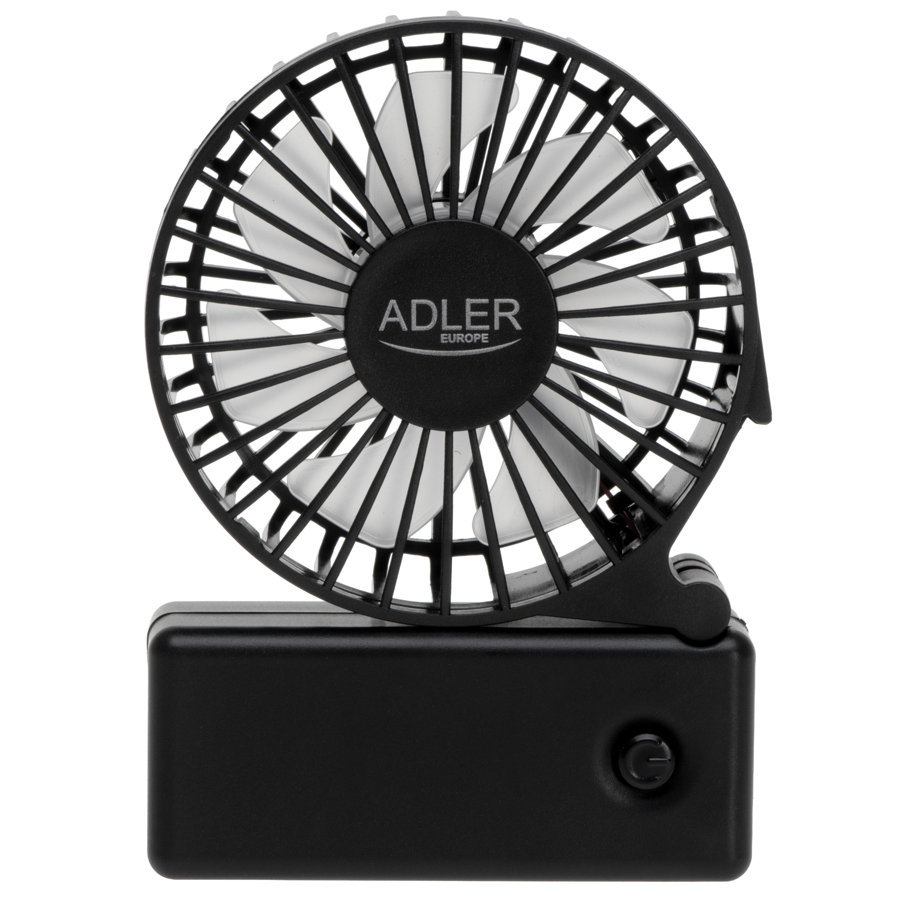 Adler Foldable mini fan - AD 7336 - Desk fan - Black - Diameter 6.5 cm - Number of speeds 1