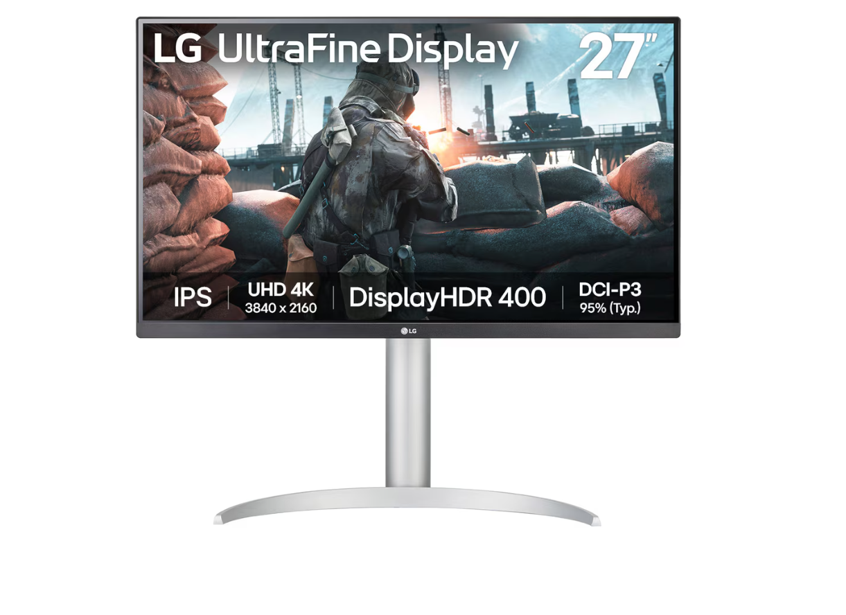 LG - 27UP650K-W - 27 " - IPS - UHD - 16:9 - 60 Hz - 5 ms - 3840 x 2160 pixels - 400 cd/m² - HDMI ports quantity 2