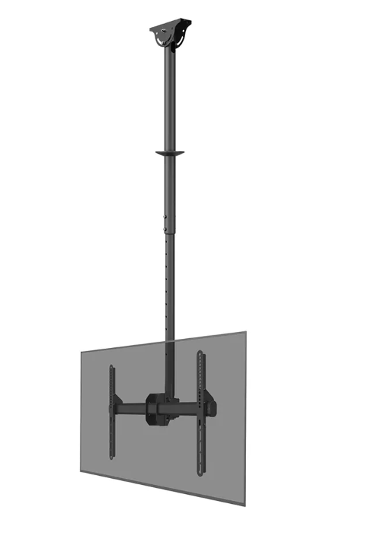Neomounts CL35-440BL16L Monitor/TV Mount Ceiling - Adjustable Height, Rotate, Tilt, Swivel - 37-70 " - Maximum weight (capacity) 50 kg - Black