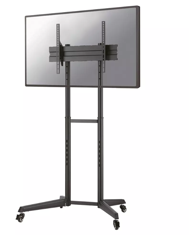 Neomounts Floor stand - FL50-540BL1 TV trolley - Adjustable Height, Tilt - 37-70 " - Maximum weight (capacity) 50 kg - Black