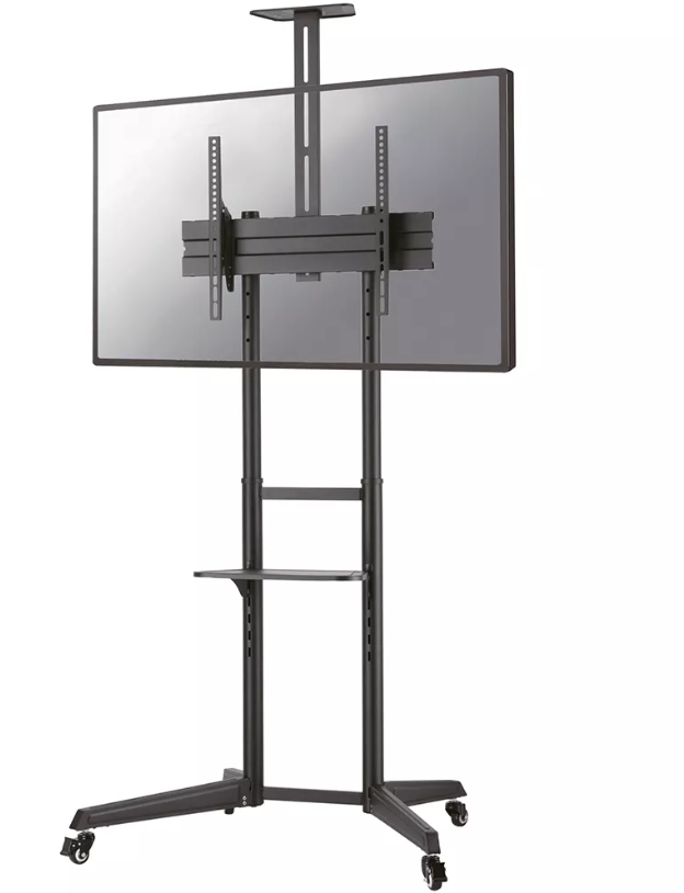 Neomounts Floor stand - FL50-550BL1 TV trolley - Adjustable Height, Tilt - 37-70 " - Maximum weight (capacity) 50 kg - Black