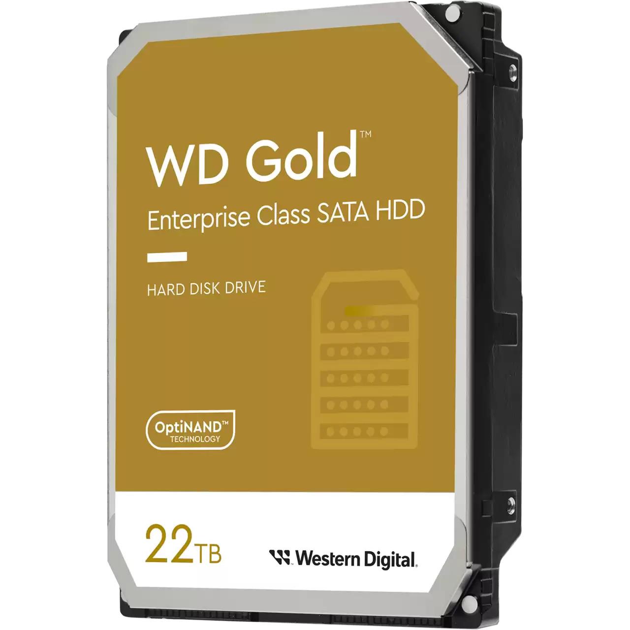 HDD|WESTERN DIGITAL|Gold|22TB|SATA|512 MB|7200 rpm|3,5"|WD221KRYZ