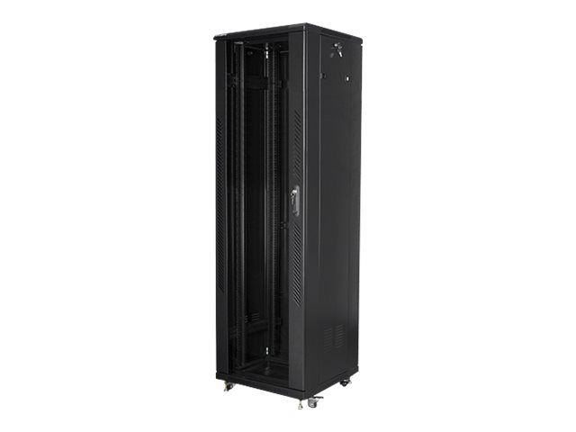 Lanberg - Rack cabinet 19" free-standing 42U/600x600 (flat pack) - FF01-6642-12B - Black