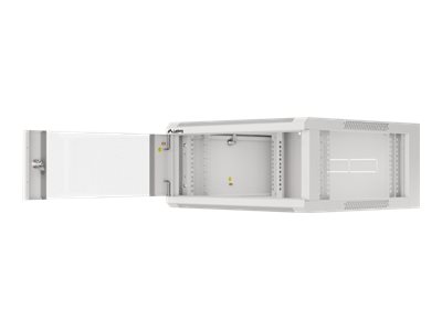 Lanberg - Rack cabinet 19" wall-mounted 4U 600 fast assembly (flat pack) - WFFA-5604-10S - Grey