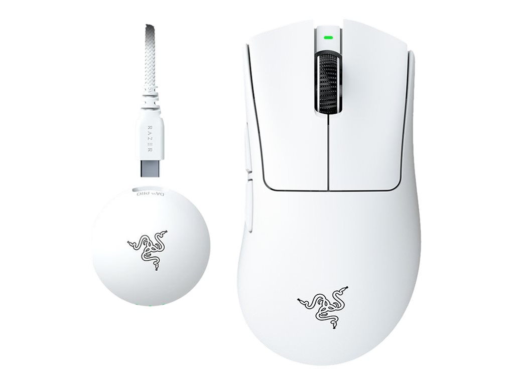 Razer DeathAdder V4 Pro Gaming mouse, White - Razer